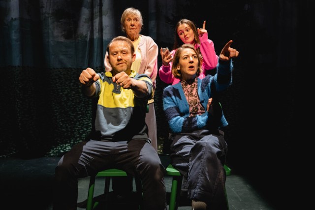 Michael Jibson (Steve), Gay Soper (May), Gemma Whelan (Yvonne) and Nancy Allsop (Nicky) credit Mark Senior Michael Jibson (Steve), Gay Soper (May), Gemma Whelan (Yvonne) and Nancy Allsop (Nicky) credit Mark Senior