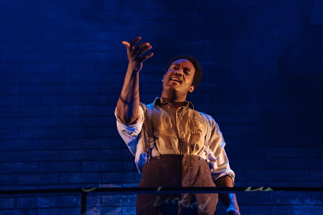 Kadiff Kirwan in INTIMATE APPAREL Donmar Warehouse photo by Helen Murray
