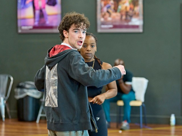 Noah Valentine and Corinna Brown in rehearsals for Noughts & Crosses (c) Manuel Harlan (153)