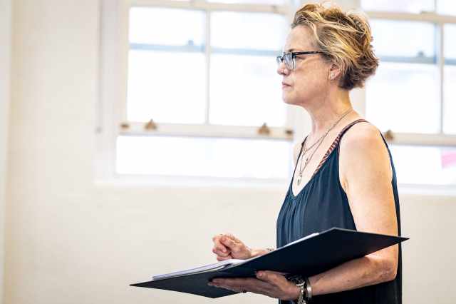 Abigail Zealey Bess (director) in rehearsals for Echo Credit Steve Gregson