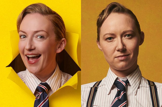Actors Alex Young and Natasha Hodgson