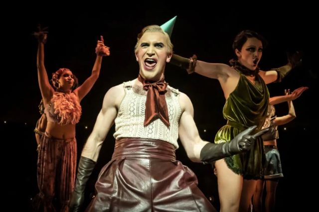 Callum Scott Howells as the Emcee in Cabaret,