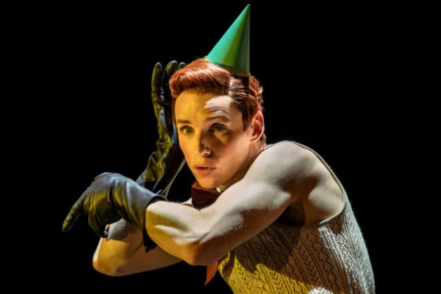 Eddie Redmayne as the Emcee in Cabaret,
