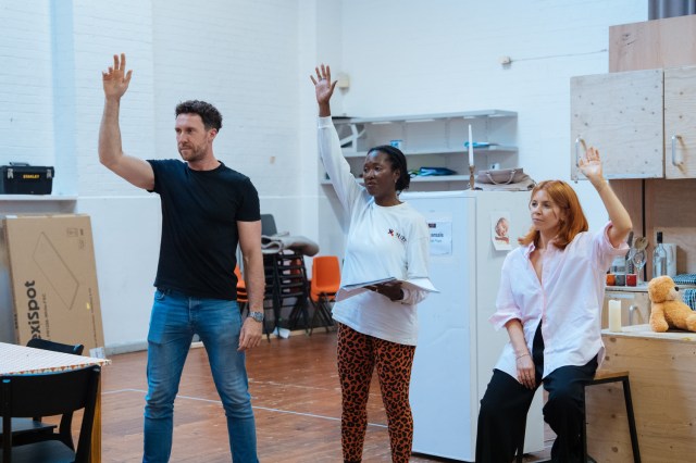 Grant Kilburn, Shvorne Marks and Stacey Dooley credit Helen Murray