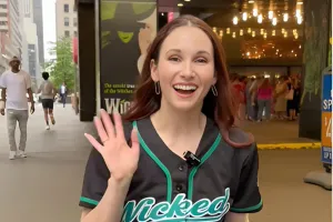 Wicked’s Jenna Bainbridge shares how the Gershwin Theatre’s backstage area is accessible for wheelchair users