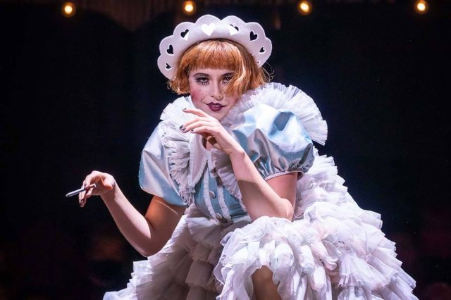 Jessie Buckley as Sally Bowles in Cabaret,