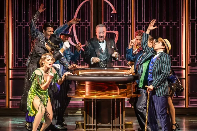 John Owen Jones and cast in The Great Gatsby