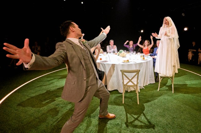 Julian Kostov, Sinead Matthews & cast in 'Till the Stars Come Down'. Credit Manuel Harlan