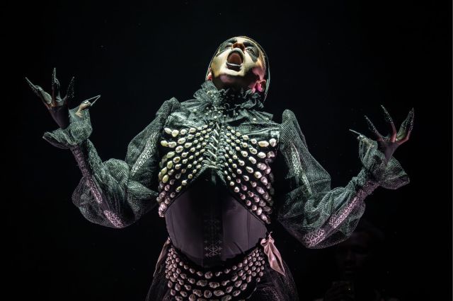 Layton Williams as the Emcee in Cabaret,