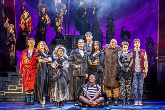 The cast of the Addams Family The cast of the Addams Family