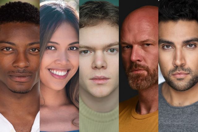 The lead cast of The Hunchback of Notre Dame, provided uncredited by the production