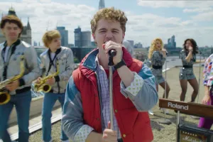 Watch a rooftop performance of “The Power of Love” as Back to the Future celebrates the film’s 40th anniversary