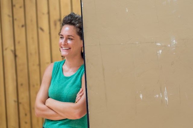 Avital Lvova (Olga) in rehearsals for The Land of the Living at the National Theatre. (c) Marc Brenner 03029