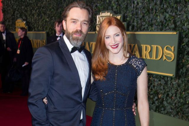 Hadley Fraser and Rosalie Craig in 2015,