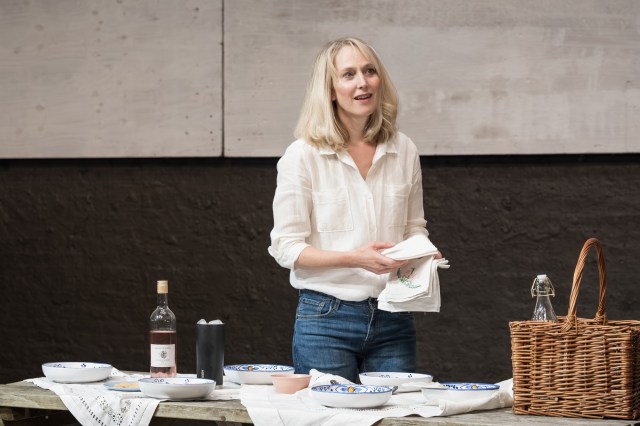 Hattie Morahan in JUNIPER BLOOD Donmar Warehouse photo by Marc Brenner