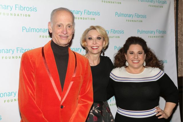 John Waters with Hairspray alumni Julie Halston and Marissa Jaret Winokur