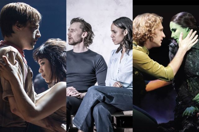 Reeve Carney and Eva Noblezada, Tom Hiddleston and Zawe Ashton, Sebastian Arcelus and Stephanie J Block,