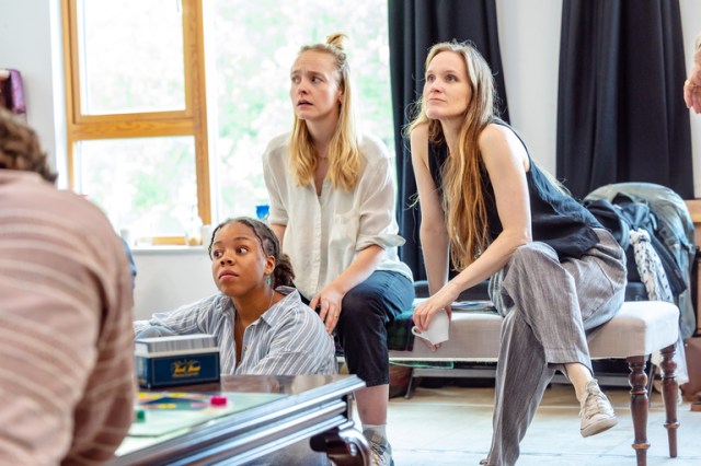 Taneetrah Porter (1) Olivia Vinall (2) and Zoë Waites (3) The Gathered Leaves Photo credit Danny Kaan 0X5A1298