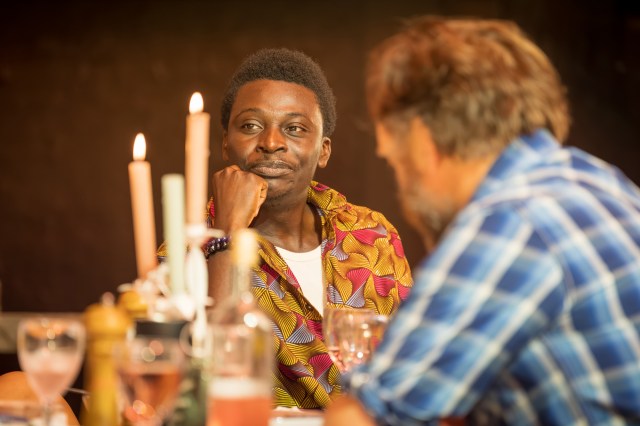 Terique Jarrett in JUNIPER BLOOD Donmar Warehouse photo by Marc Brenner