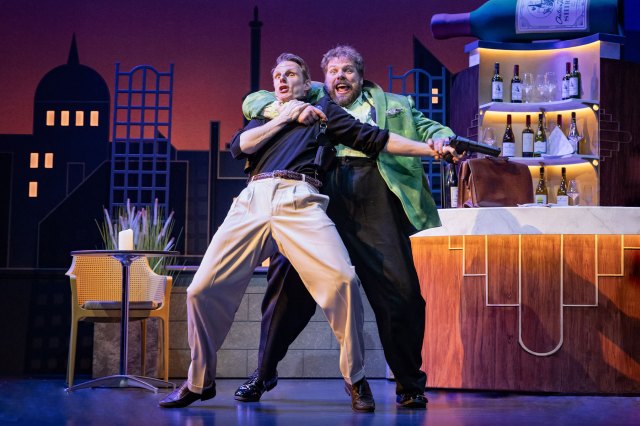 Dave Hearn and Henry Lewis in The Comedy About Spies