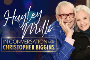 Hayley Mills in conversation with Christopher Biggins
