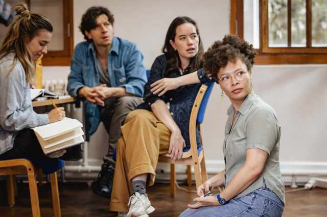 The Wanderers in rehearsals