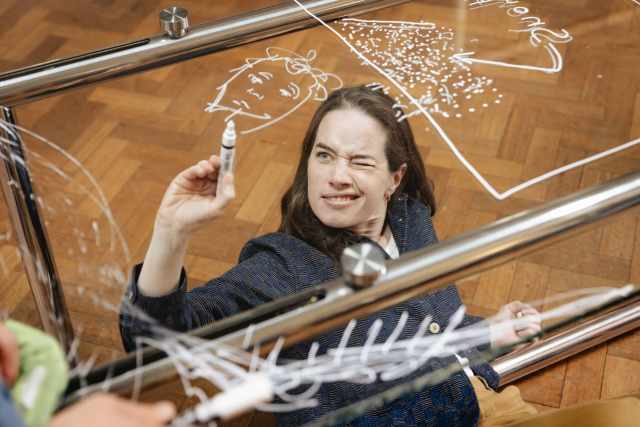 The Wanderers in rehearsals