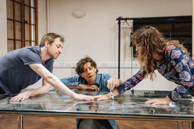 The Wanderers in rehearsals