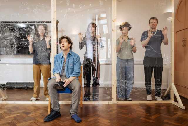 The Wanderers in rehearsals