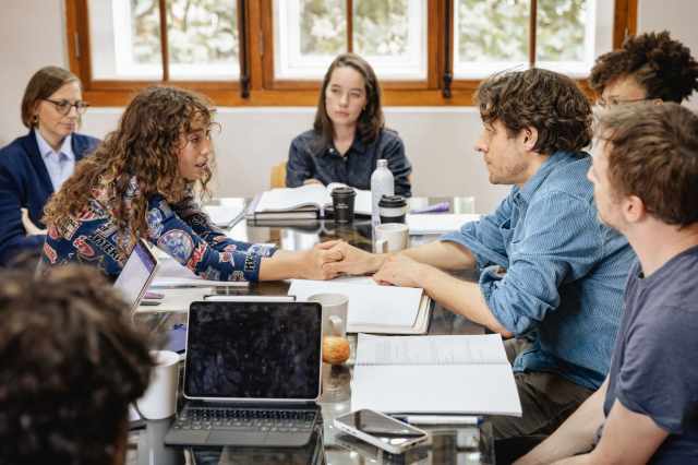 The Wanderers in rehearsals