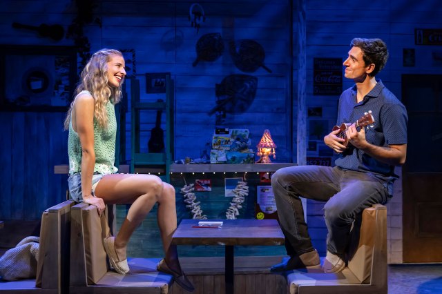 Georgina Castle and Josh St Clair in 50 First Dates The Musical
