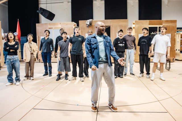 Jonh (Dom Hartley Harris) and the Company of Miss Saigon, Danny Kaan Photography
