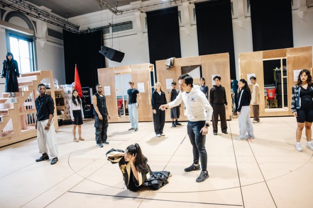Kim (Julianne Pundan), Thuy (Mikko Juan) and Company of Miss Saigon, Danny Kaan Photography