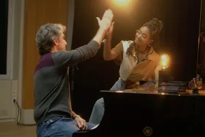 Watch Joy Woods and Jason Robert Brown perform a Songs for a New World number