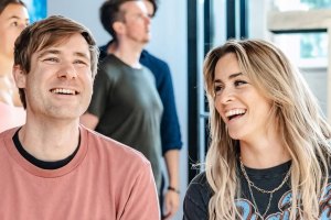 Podcast chaos with Lucie Jones, David Hunter and the writers of 13 Going On 30