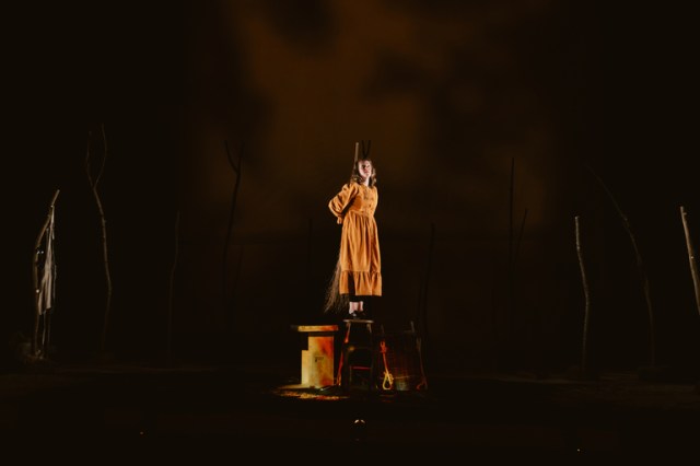 Bryony Kimmings in BogWitch at Soho Theatre Walthamstow, © Rosie Powell