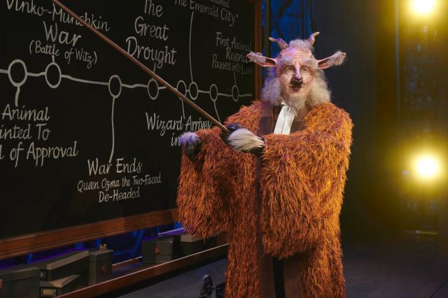 David McKechnie as Dr Dillamond in Wicked, Matt Crockett