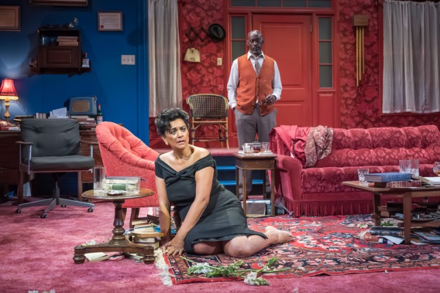 (L R) Cathy Tyson (Martha), Patrick Robinson (George) Photography by Marc Brenner (L R) Cathy Tyson (Martha), Patrick Robinson (George) Photography by Marc Brenner