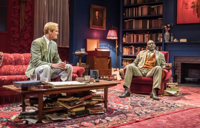 (L R) George Kemp (Nick), Patrick Robinson (George) Photography by Marc Brenner (L R) George Kemp (Nick), Patrick Robinson (George) Photography by Marc Brenner