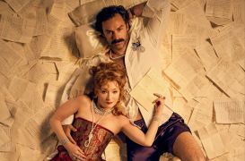 Lesley Manville and Aidan Turner in Les Liaisons Dangereuses at the National Theatre