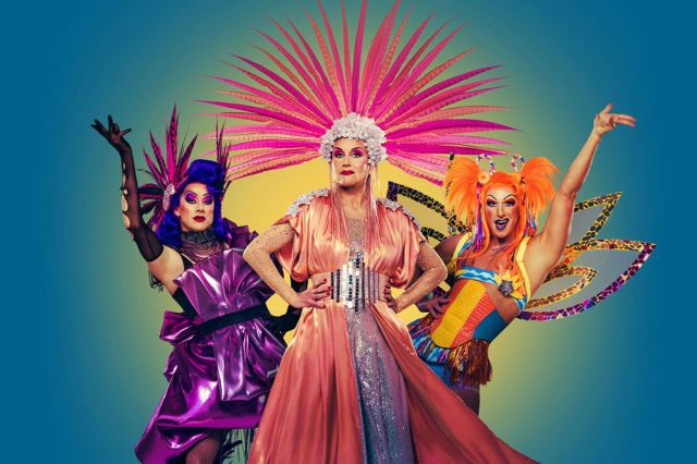 The cast of Priscilla Queen of the Desert The cast of Priscilla Queen of the Desert