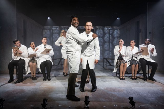 The cast of Young Frankenstein