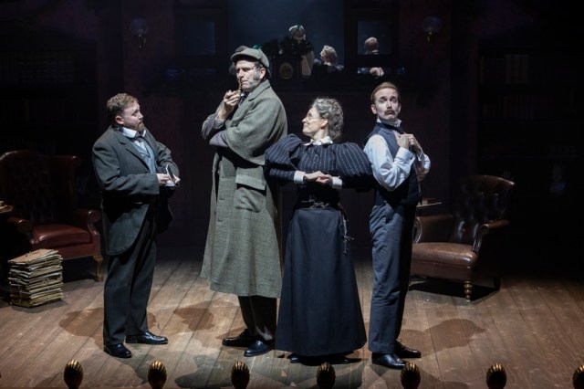 (3) Sherlock Holmes & The 12 Days of Christmas cast. Birmingham Rep. Credit Pete Le May