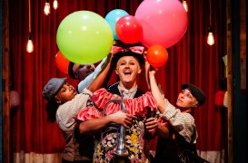Robyn Sinclair, Tom Fox, Simon Oskarsson and Katy Owen in A Child's Christmas in Wales