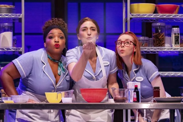 A previous production of Waitress