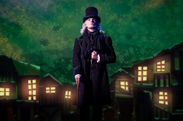 Daniel Fraser in Christmas Carol Goes Wrong