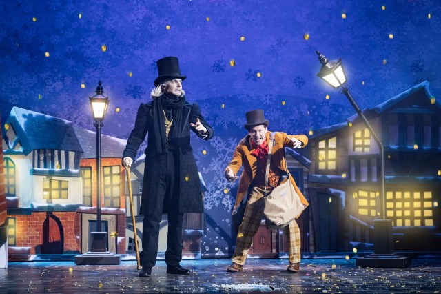 Daniel Fraser and Matt Cavendish in Christmas Carol Goes Wrong