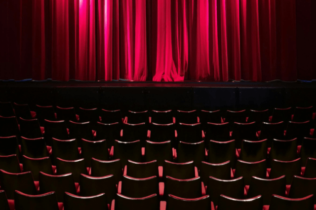 An empty auditorium, photo by Ann H / Pexels