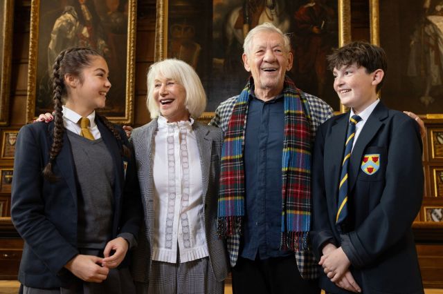 Helen Mirren and Ian McKellen at the launch of the RSC Shakespeare Curriculum Helen Mirren and Ian McKellen at the launch of the RSC Shakespeare Curriculum