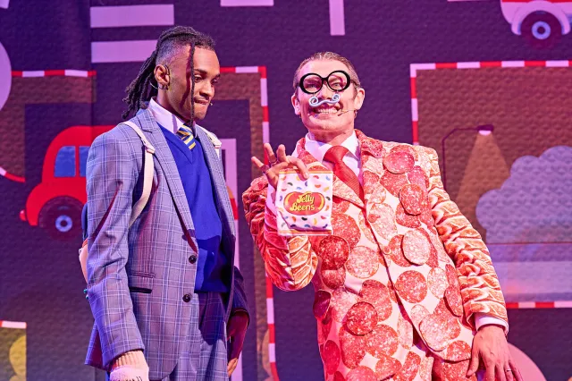 Joey James and John Partridge in Jack and the Beanstalk